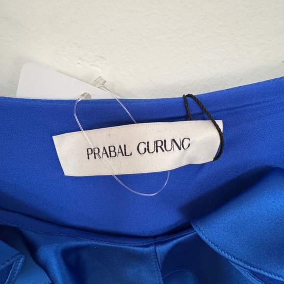 PRABAL GURUNG Ruffle Slip Maxi Dress (NWT) - Picture 4 of 4